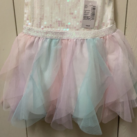 The Children’s Place White & Pastel Tulle Dress - Picture 3 of 5